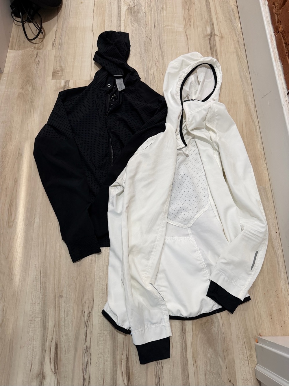 Black & White Hooded Jacket Duo - Men